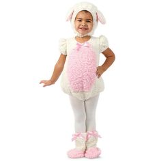 Your little tot will be the cutest lamb in the pasture this Halloween when you pick up our Girl's Littlest Lamb Costume! With your purchase, you will receive everything you need to turn your tyke into the most adorable furry farm animal around. Fluffy, comfy, and totally stylish - this adorable get-up will certainly become your child's new favorite outfit. They're never going to want to take it off! Buy yours today, and go make this Halloween a real bahhhhh-eautiful one! Farm Animal Costumes, Sheep Costume, Lamb Costume, Sheep Costumes, Paradise Girl, Cute Lamb, Animal Costumes, Costume Themes, Toddler Costumes