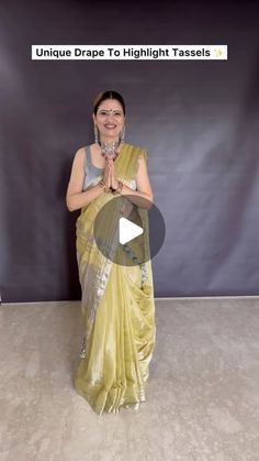 Heena Gehani on Instagram: "Try this unique drape and no one will be able to make out from where the saree begins and where does it ends 💕

Embracing the timeless charm of a tissue silk saree ✨ 
This saree is. A perfect blend of tradition and elegance, with its soft shimmer and luxurious texture that speaks volumes without saying a word. Ideal for moments that deserve a touch of grace and sophistication. 🌸

Received this beautiful saree and blouse from @ilovesarees 

Check out their page for more such stunning collection. 

💫 #TissueSilkSaree #TraditionalElegance #SareeLove #TimelessStyle”" Clothes Tricks, Dupatta Styling, Healthy Pancake, Draping Styles, Nail Bangle, Tissue Silk Saree, Saree And Blouse, Saree Draping Styles, Pancake Recipes