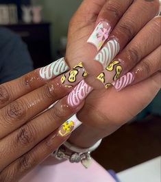 Abstract Nail Art Short Nails, Nail Art Short Nails, Nail Feet, Nail Art Short, Nail Inspired, Hand Painted Nails, Abstract Nail, Acrylic Toe Nails, Abstract Nail Art