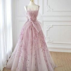 Gaun Tulle, Prom Dress Pink, Formal Prom Dresses, Pink Evening Dress, A Line Evening Dress, Prom Dress Inspiration, فستان سهرة, Fairytale Dress, Pink Prom Dresses