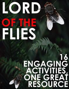 the cover of lord of the flies engaging activities, one great resources for all ages