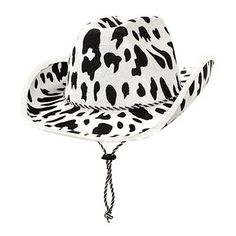 Cow Print Cowboy Hat (6ct) Cow Print Cowboy Hat, Traje Cowgirl, Farm Themed Party, Wild West Party, Western Costumes, Wilde Westen, Western Parties, Chapeau Cowboy, Cowgirl Costume