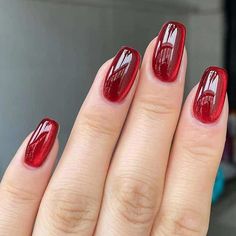 7 Spring 2024 Nail Trends to Try | Jo-Lynne Shane How To Jelly Nails, Winter Jelly Nails, Square Jelly Nails, Nail Jelly Polish, How To Do Jelly Nails, Dark Red Jelly Nails, Aesthetic Jelly Nails, Jelly Nails Acrylic, Jelly Gel Nails