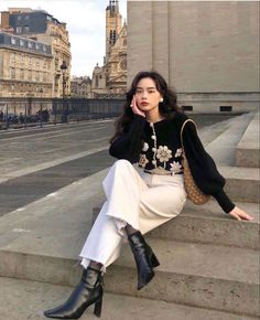 Elegante Casual, Looks Street Style, Modest Fashion Outfits, Looks Chic, Korean Outfits, Looks Style, Casual Style Outfits, Winter Fashion Outfits, Outfits Casuales