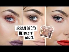 Urban Decay Ultimate Basics Palette: Day to Night Look - YouTube Shin Splints Stretches, Light Browns, Stunning Eye Makeup, Gorgeous Eye Makeup, Trendy Eyeshadow, Everyday Makeup Tutorials