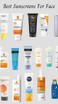 Good Sunscreen For Face, Haut Routine, Face Skin Care Routine, Skin Care Routine Order, Natural Face Skin Care, February Nails, Basic Skin Care Routine, Best Sunscreens, Glow Skin