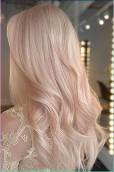 Looking for cute and easy hairstyles for medium hair? Discover 10 stunning hair ideas that are perfect for any occasion, including simple summer braids and effortless styles. These trendy and chic hairstyles are ideal for medium-long hair and will keep you looking fabulous all season long. #HairStyles #HairIdeas #CuteHairstyles #MediumHair #EasyHairstyles #SummerBraids Long Blonde, Blonde Hair, Highlights, Blonde, Pastel, Hairstyles, Hair, Pink