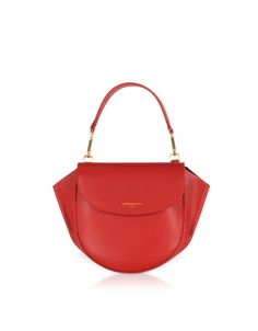 Astorya Leather Mini Bag w/Shoulder Strap crafted in smooth genuine Italian calf leather, goes beyond minimal elegance with its winged structured silhouette that exudes charm season after season. Featuring flap top magnetic closure, detachable top handle, detachable shoulder strap, rear slip pocket, side wing gussets, internal pocket, tonal stitching and gold tone hardware. Red color. Made in Italy. 100% Calf Leather Luxury Trendy Flap Bag With Detachable Strap, Cheap Red Shoulder Bag With Detachable Strap, Leather Mini Bag, Pearl Jewellery Earrings, Red Dragon, Design Minimal, Cuff Earrings, Women Accessories Bags, Gifts For New Moms