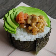 Natto rolls recipe that are good for the body