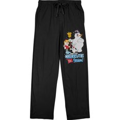 Warm up and feel the Christmas Spirit when you wear these men’s black sweatpants! The Frosty, Karen, and Bunny graphic sweats feature a big, colorful graphic that has been professionally printed to ensure long-lasting print quality. The Frosty the Snowman fan apparel is black, and includes a drawstring waistband for maximum comfort and functionality. The classic Christmas characters sweat pants are made of 60percent cotton and 40percent polyester. They can be machine washed in cold water with li Steven Universe Steven, Adventure Life, Bunny Man, Frosty The Snowman, Adult Pajamas, Favorite Cartoon Character, Frosty The Snowmen, Black Sweatpants, The Snowman