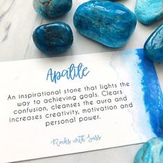 Apatite Tumbled Pocket Stone | Etsy Apatite Meaning, Goals Manifestation, Creativity Motivation, Tumbled Crystals, Crystals For Manifestation, Key Words, Crystal Guide, Apatite Stone, Crystals Healing Properties