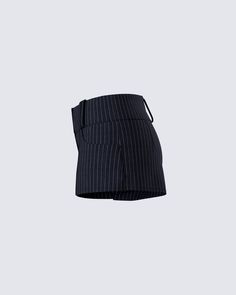 Have them reading in between the lines in these black pinstriped shorts 😌 Complete with a wide waistband and belt loops - this piece, made from stretch suiting fabric, is the business casual look that will make sure they take you seriously in and out of the office 🖤 Pinstripe Shorts For Summer, Luxury Elegant Pinstripe Bottoms, Luxury Pinstripe Casual Bottoms, Pinstripe Shorts, Pinstripe Fitted Casual Bottoms, Cargo Pant, Wide Waistband, Business Casual, Shoe Collection