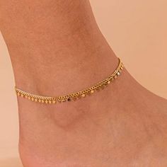 New In Box. 14k Gold Plated. American Made. Easy To Wear: The 14k Gold Plated Anklet Is Very Easy To Wear! Elegant And Timeless With A Simple And Secure Clasp To Open And Close. Valuable Quality: Quality And Creativity. We Are Your Choice Because Of Our 14k Yellow Gold Plated Creations And Our Special Procedure For A Long Lifetime Lasting. Gold Tarnish Resistant Anklets For Gifts, Elegant Gold Dangle Anklets, Gold Dangle Anklets As Gift, Gold Dangle Anklets For Gift, 14k Gold Anklets As Gift, Elegant Anklet, Anklets For Women, Animal Slippers, Gold Anklet