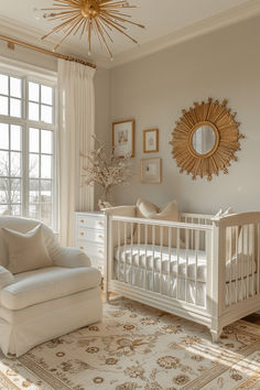 40 Cozy Neutral Nursery Designs for a Snug Baby Room Neutral Cozy Nursery, Modern Neutral Nursery Ideas, Baby Girl Nursery Neutral Colors, Neutral Baby Girl Room, Cream And White Nursery, Neutral Nursery For Girl, Beige Nursery Room, Girl Nursery Ideas Neutral, Sophisticated Nursery Girl