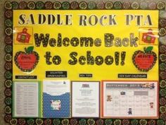 a welcome back to school bulletin board