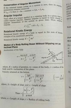 an open book with diagrams and notes on the topic of motion, speed, and direction