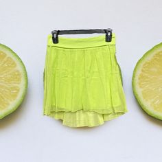 Aeropostale Tinkerbell Mini Skirt Brand New With Tag $42.50 Beautiful Lime Green Color Ladies Size Small 15” Long In Front 18” Long In Back 2” Wide Elastic Waistband Polyester Tulle Chiffon Layers Stretch Green Spring Skirt, Green Stretch Skirt For Spring, Spring Stretch Skort, Casual Stretch Mini Hem Tennis Skirt, Casual Stretch Tennis Skirt With Mini Hem, Summer Stretch Tiered Skort, Stretch Tiered Tennis Skirt For Spring, Spring Stretch Tiered Tennis Skirt, Summer Fitted Tennis Skirt