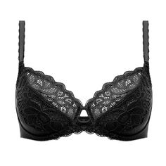 Full-cup bra lace WACOAL Raffiné Dressy Hats, Full Cup Bra, Black Lace Bra, Black Bra, Lace Bra, Stretch Lace, White Shoes, Types Of Shoes, Black Lace