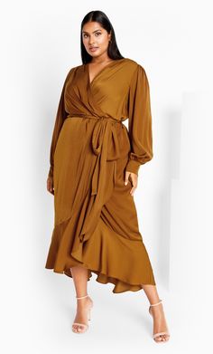 Caramel Dress, Plus Size Wedding Guest Dress, Sophisticated Cocktail Dress, Trendy Date Night Outfit, Date Night Outfit Ideas, Night Outfit Ideas, Plus Size Wedding Guest Dresses, Plus Size Clothing Online, Dresses Date Night