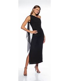 Black Women's Formal Dresses & Evening Gowns | Dillard's Pre-draped Sleeveless Gala Dress, Pre-draped Sleeveless Summer Dress, Sleeveless Ruched Evening Dress, Pre-draped Sleeveless Maxi Dress For Evening, Sleeveless Ruched Evening Dress For Gala, Pre-draped Sleeveless Ruched Maxi Dress, Sleeveless Ruched Asymmetrical Dress For Gala, Fitted Sleeveless Pre-draped Evening Dress, Pre-draped Fitted Sleeveless Evening Dress