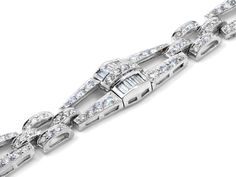 Twinkle to rival the stars in this diamond bracelet! A geometric line bracelet is formed in platinum and set with both round and baguette diamonds for stunning sparkle that is sure to make a statement. Signed Sophia D. Jewellery Marketing, Baguette Diamonds, Geometric Lines, Baguette Diamond, Diamond Bracelet, Platinum, Diamonds, Sparkle, Gems