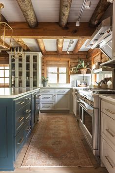 the kitchen is clean and ready to be used as a place for cooking or eating