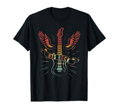 PRICES MAY VARY. A one-of-a-kind design for music and rock fans. rock n roll guitar design for kids who loves rock music, rock n roll kids. Great teacher & student matching outfit apparel for back to school, 1st day of school or any school events. Rock & Roll! A cool present for anyone who enjoys music and guitar music. Cool Back to school or Halloween costume outfit for Teacher Kids., first day of school outfit. Lightweight, Classic fit, Double-needle sleeve and bottom hem Rock N Roll Guitar, Cool Presents, Rock Rock, First Day Of School Outfit, Halloween Costume Outfits, Teacher Outfits, Rock Roll, Rock N, Matching Outfits