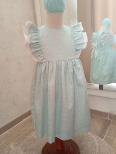 Spring Summer girl dress. Evasé shape with bib and children in the armholes. Bow tie to be tied at the back. Summer Girl, Girl Dress, Summer Girls, Bow Tie, Girls Dresses, Favorite Outfit, Portugal, Beauty Book, Dress Outfits