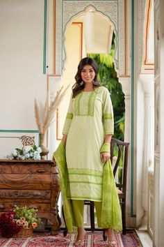 Impress Everyone With Your Stunning Look By Wearing this gorgeous Ethnic Set. The Trendy Work & Designs Speak A Language Of Elegance And Felinity, Using The Finest Quality Fabrics And Is Trendy Fashionable As Well As Comfortable. It Is Light In Weight And Will Be Soft For Your Skin. A Pretty Kurta To Wear At Parties, Functions Or Just Casually Which Is Stylish & comfortable To Wear For Women Or This Kurti And You Will Be A Fashion Statement Every Time With Brand Of Satvi Creations. # Pure Sangan Green Mulmul Palazzo Set With Chikankari Embroidery, Pista Green Anarkali Traditional Wear With Printed Motifs, Pista Green Anarkali With Printed Motifs, Pista Green Mulmul Kurta With Traditional Drape, Festive Green Mulmul Palazzo Set, Pista Green Kurta With Printed Motifs And Traditional Drape, Pista Green Kurta With Printed Motifs, Anarkali Palazzo Set In Pista Green With Printed Motifs, Pista Green Chanderi Palazzo Set With Printed Motifs