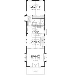 the floor plan for a two story house