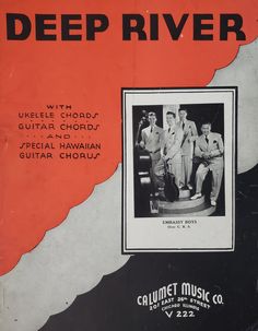 an advertisement for the deep river band