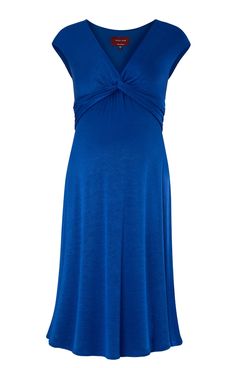 Clara Maternity Dress Cobalt Blue by Tiffany Rose Elegant Ruched Maternity Dress, Elegant Blue Maternity Dress With V-neck, Elegant Blue V-neck Maternity Dress, Elegant Blue Maternity Dress For Summer, Pregnancy Stage, Maternity Occasion Dress, Maternity Wedding Dresses, Bust Form, Maternity Wedding