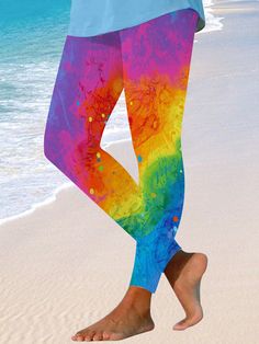 Happy Colours, Leggings Style, Rainbow Outfit, Funny Tee Shirts, Love Print, Art Teachers, Print Leggings, 8th Birthday, Comfy Cozy