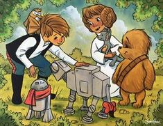 the star wars children's book is shown