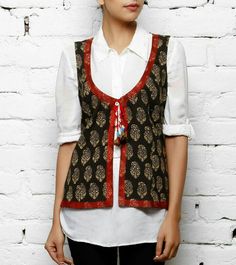 Jacket Net Crochet, Indian Closet, Kurtis Designs, Shrug Jacket, Fusion Wear, Indian Designs, Raw Mango, Shrug For Dresses