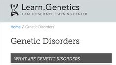 the home / generic disorganized website for genetic disorders is now available