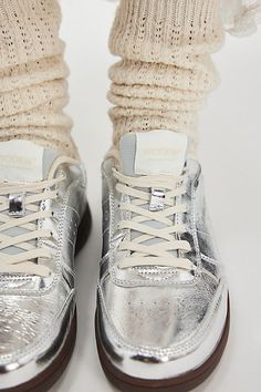 Lana Metallic Sneakers Internal Anatomy, True Winter, Metallic Sneakers, Silver Sneakers, Metallic Shoes, On Sneakers, Sneaker Shopping, Winter Season, Boho Outfits