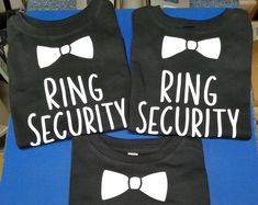 Ring Security | Ring Detail | Wedding shirts | Ring bearer shirt Ring Bearer Proposal, Housekeeping Uniform, Restaurant Uniforms, Hospitality Uniform, Farm Design, Wedding Shirts, Medical Scrubs