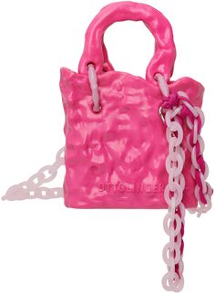 Ceramic Chain, Cozy Coats, Couture Outfits, Swag Bag, Color Fuchsia, Cute Purses, Chain Bag, Balenciaga City Bag, Lady Dior Bag