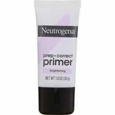 Product Description 1-oz of Neutrogena Prep + Correct Primer to brighten and illuminate skin while evening the look of imperfections This prep primer makeup improves dull-looking skin and smooths skins surface to improve texture and minimize pores without settling into fine lines The silky, lightweight priming makeup is formulated with seaweed extract and boasts a gentle, non-greasy formula that won't weigh you down This tone-evening makeup instantly illuminates and brightens skin, leaving it feeling soft, smooth, and radiant Made to be worn alone or under makeup, the illuminating face primer extends the life of makeup and helps it glide on more easily. Ingredients Water, Methyl Trimethicone, Dimethicone, Dicaprylyl Carbonate, Butylene Glycol, Glycerin, Peg-10 Dimethicone, Pentylene Glycol For Brightening Skin, Color Correcting Primer, Primer Makeup, Hydrating Primer, Anti Redness, Brightening Skin, Foundation Primer, Evening Makeup, Brighten Skin