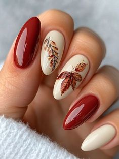 Fall Nail Inspo 2024 Almond, Autumn Almond Nails, Autumn Nails Brown, Fall Thanksgiving Nails, Vegetable Pictures, Polish Design, Green Nail Designs, Cute Nails For Fall, Short Nails Art