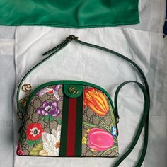 Beautiful Gucci Limited Edition Bag From 2020. New In Box. Includes Original Dust Bag, Original Box And Tags. Gold Hardware. Green Gucci Travel Bag, Gucci Multicolor Shoulder Bag For Daily Use, Gucci Green Crossbody Bag, Gucci Green Shoulder Bag For Daily Use, Green Gucci Shoulder Bag For Daily Use, Green Gucci Crossbody Bag, Daily Use Green Gucci Shoulder Bag, Green Gucci Bag With Gold-tone Hardware, Gucci Green Bags With Gold-tone Hardware