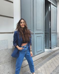 Casual Style, Influencer, Mom Jeans, A Photo, Mango, Zara, Street Style, Blazer, Pants