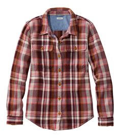 Women's 1912 Overshirt | Shirts & Button-Downs at L.L.Bean Overshirt Women, Casual Winter Outfits, Woven Top, Mom Outfits, Women's Shirts, Twill Fabric, Leather Patches, L L Bean, Favorite Shirts