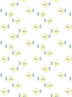 'School of Fish' Wallpaper by Tea Collection - Daffodil Fun Wallpaper, Fish Wallpaper, Fabric Wall Art, Wallpaper Rolls, Peel Stick Wallpaper, Paper Material, Eco Friendly Paper, Tea Collection, Wallpaper Panels