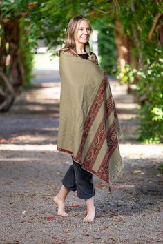 FULL-BODY COVERAGE. A meditation shawl big enough to cocon your entire body, becoming your personal oasis of peace during meditation practice. Meditation blanket measures 6.5'L x 3.5'W. ENHANCE FOCUS. Meditation accessories, such as a meditation shawl, creates a personal haven for focus and concentration while minimizing distractions. A meditation blanket balances warmth, comfort and ease of movement to stay focused and present during your meditation practice, without being weighed down or distr Shawl For Men, Meditation Blanket, Meditation Shawl, Wool Shawl Wrap, Meditation Accessories, Focus And Concentration, Yoga Blanket, Om Shanti, Yoga Props