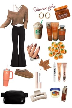 Fall Clothes Ideas, Fall Outfit Ideas Comfy, Fall Outfits Layout, Cozy Shoes Aesthetic, Fall Inspo Outfits Aesthetic, Fall Outfit Ideas For School, Preppy Fall Outfits Aesthetic, Pumpkin Spice Outfit, Fall Outfits Aesthetic 2024