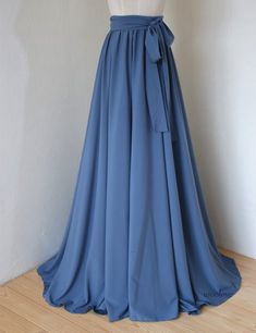 Dusty blue adult floor length adlut chiffon skirt,full length women wedding  skirt, bridesmaid dress Navy Chiffon Bridesmaid Dress, Purple Chiffon Bridesmaid Dress, Black Chiffon Bridesmaid Dresses, Ocean Blue Bridesmaid Dresses, Burgundy Chiffon Bridesmaid Dresses, Green Chiffon Bridesmaid Dress, Steel Blue Bridesmaid Dresses, Skirt Bridesmaid Dresses, Long Sleeve Bridesmaid Dress