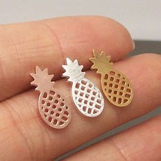 Reposhing This Item I Purchased From @Kelzboyce. Questions? Leave A Comment Below! 1 Pair Silver Earrings New 5 Seller Always Open To Resonable Offers Bundle And Save Makes A Great Gift Happy Poshing Diy Pineapple, Fruit Shape, Stud Earrings Unique, Pineapple Earrings, Stationary Gifts, Gold Pineapple, Earrings For Girls, Holiday Jewelry, Ebay Jewelry