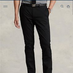 Never Worn, Just Purchased A Size Too Small Classic Black Cotton Dress Pants, Business Casual Black Chinos With Welt Pockets, Classic Black Chinos For Spring, Black Fitted Cotton Dress Pants, Classic Black Slim Fit Chinos, Black Cotton Business Pants, Fitted Black Chinos For Work, Classic Black Chinos With Belt Loops, Casual Black Business Chinos